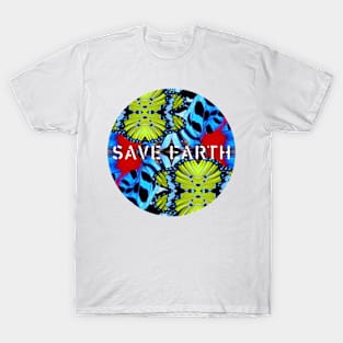 Save Earth Global Warming Climate Change Go Green Earth Day T-Shirt